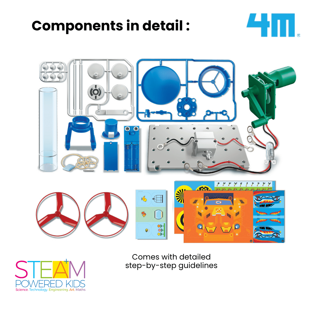 [NEW ARRIVAL] 4M KidzLabs / Mega Motor Science - STEAM Education Toys