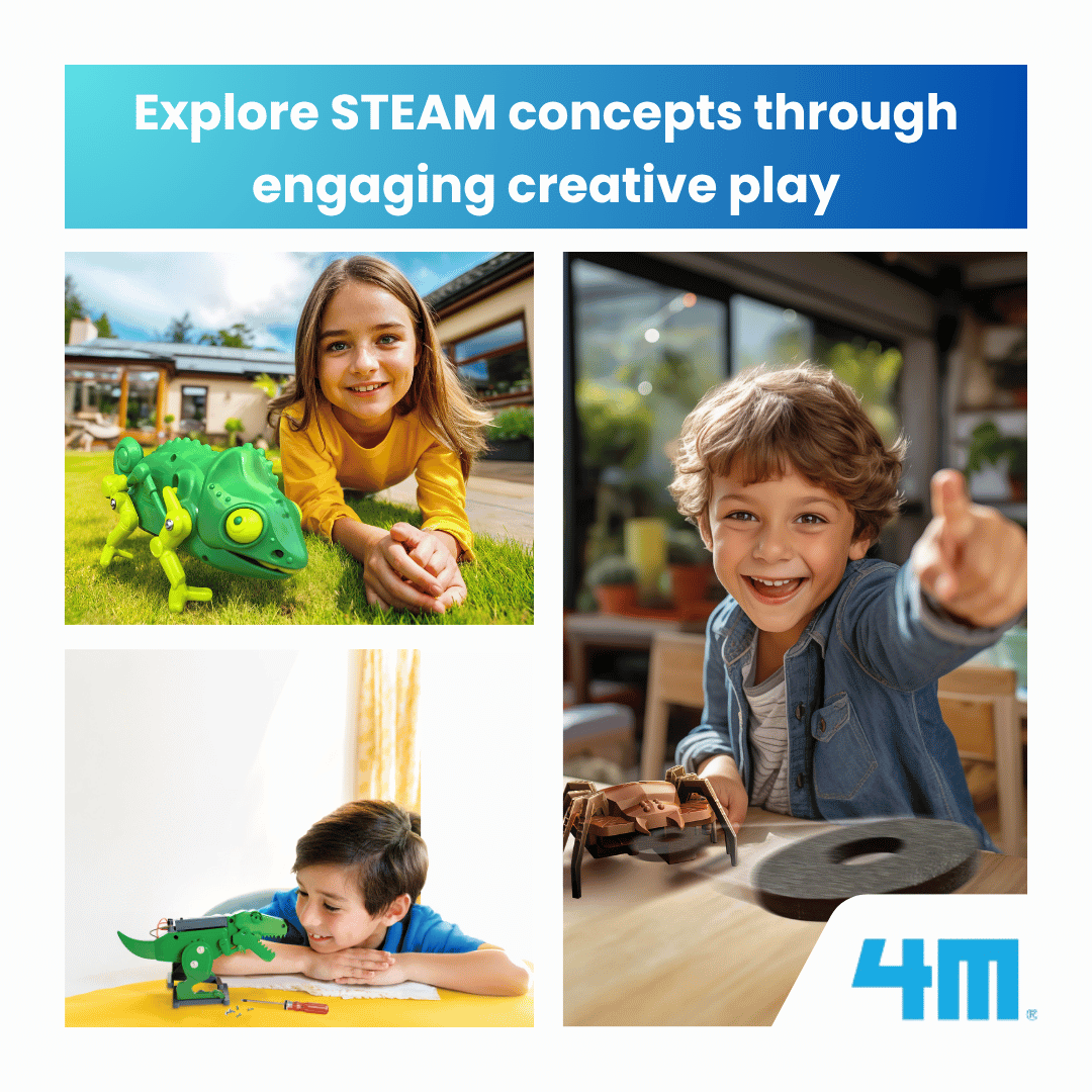 [NEW ARRIVAL] 4M KidzLabs / Mega 3-in-1 Robot Lab - STEAM Education Toys
