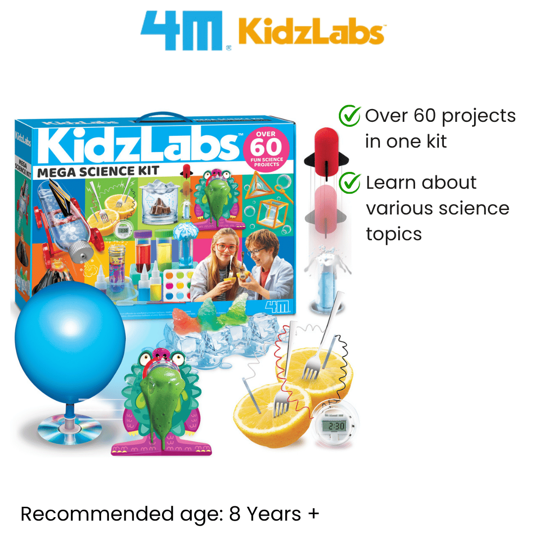 [NEW ARRIVAL] 4M KidzLabs / Mega Science Kit - STEAM Education Toys