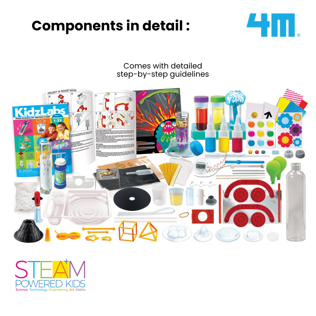 [NEW ARRIVAL] 4M KidzLabs / Mega Science Kit - STEAM Education Toys
