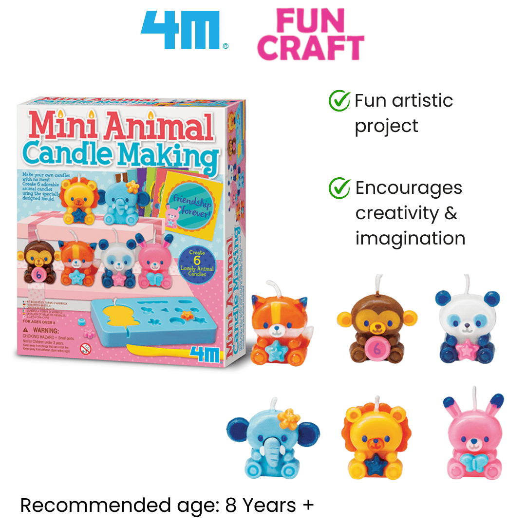 4M Fun Craft / Mini Animal Candle Making