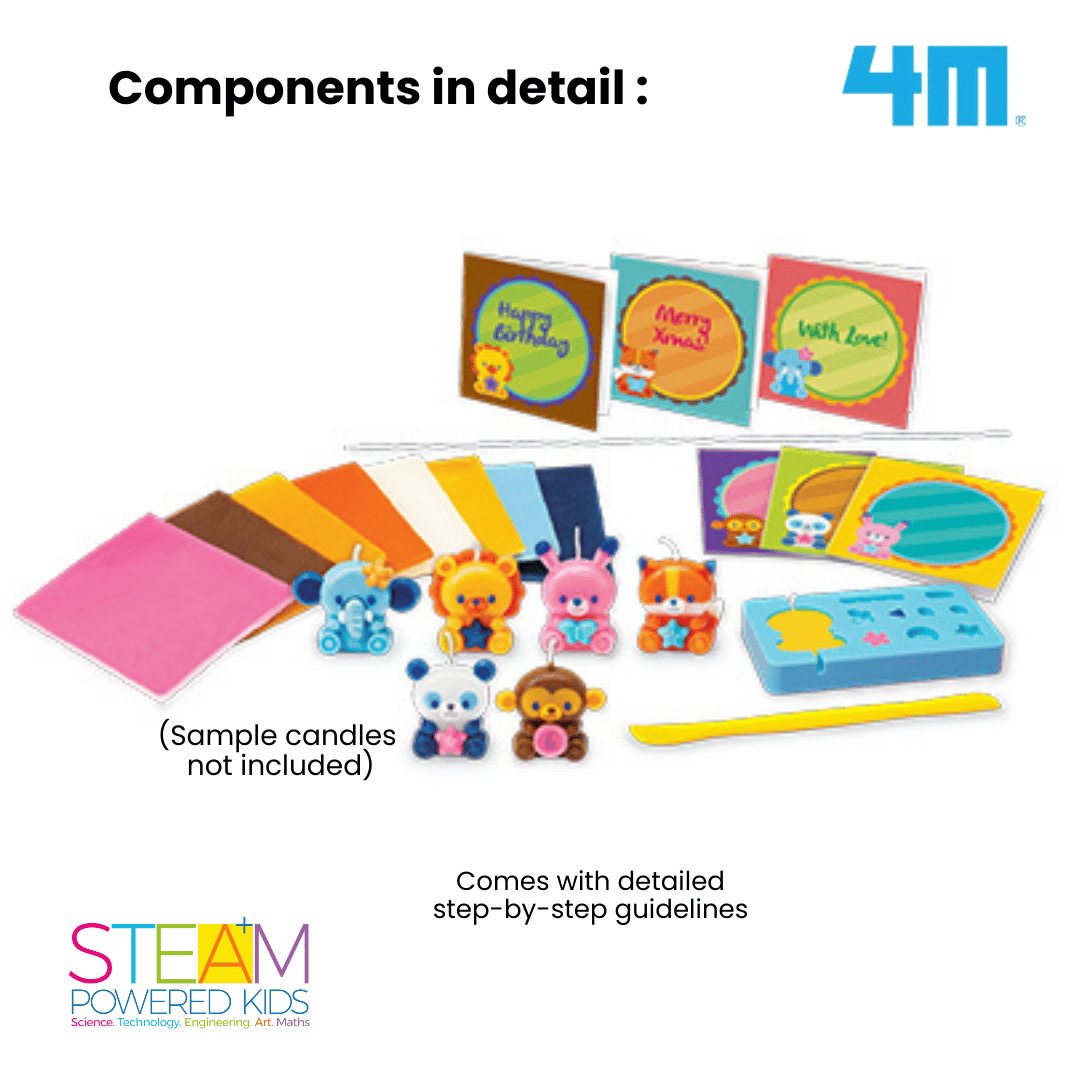 4M Fun Craft / Mini Animal Candle Making