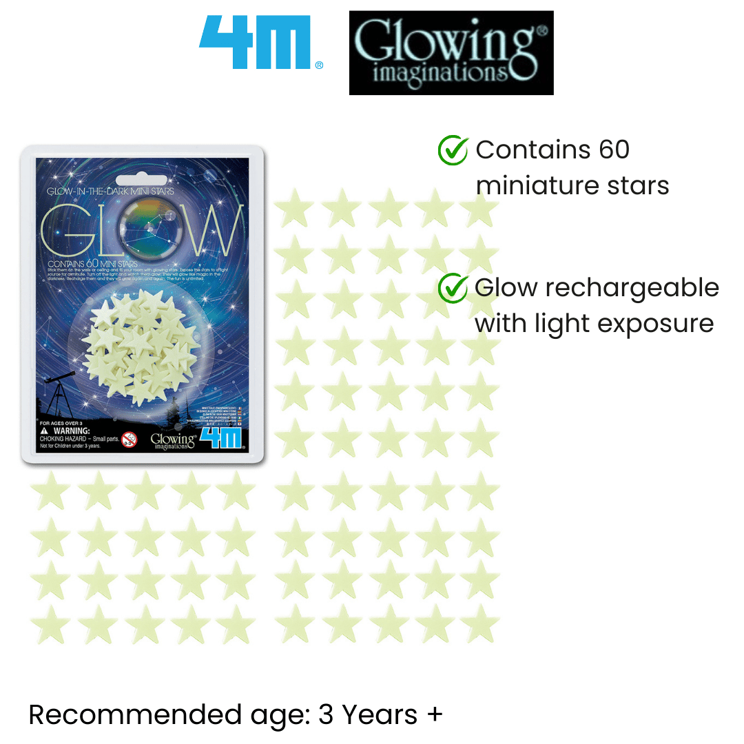 4M Glow In The Dark / Glow Mini Stars