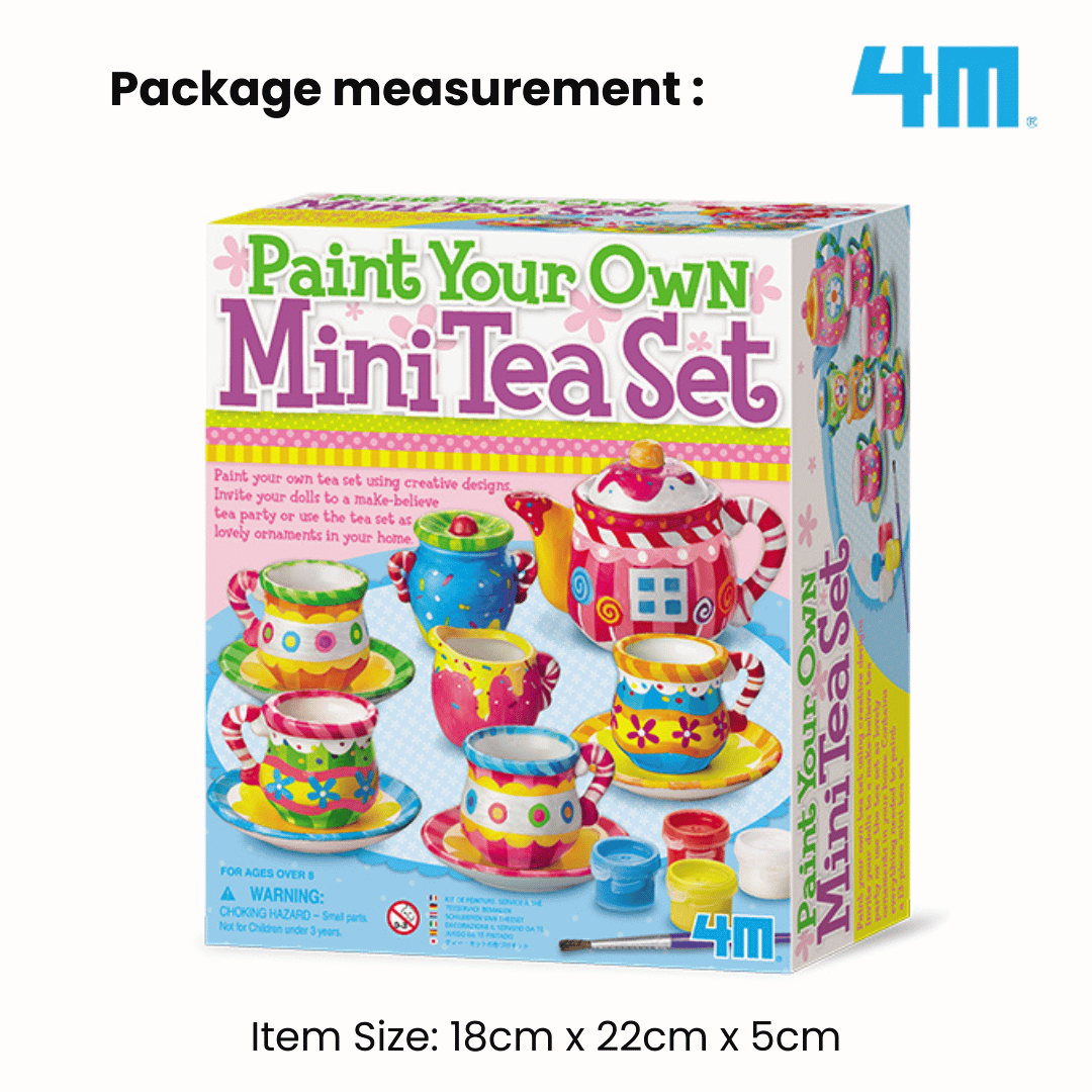 4M Fun Craft / Paint Your Own Mini Tea Set