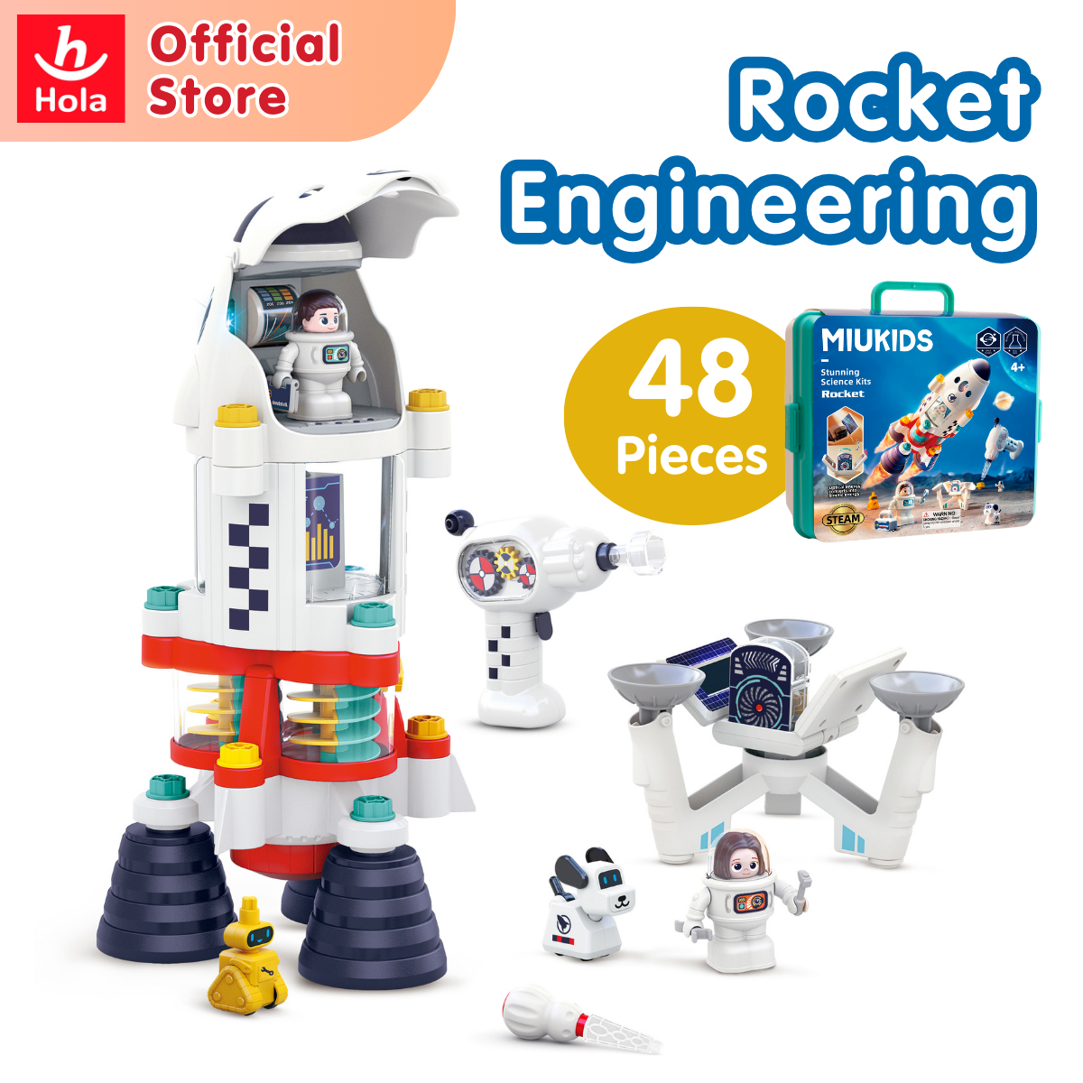 Hola Miukids Rocket: Engineering & Hands-on Skills