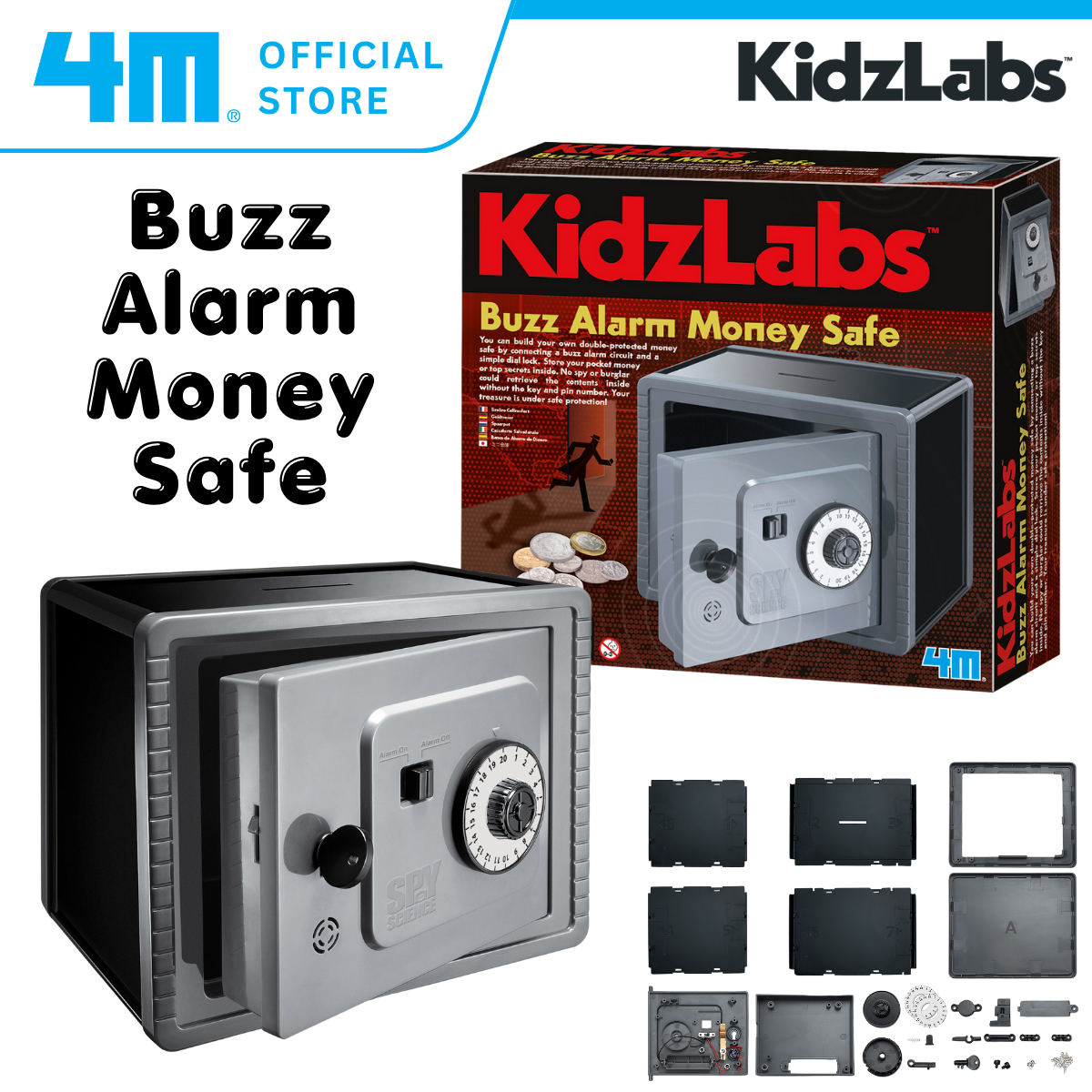 4M KidzLabs / Buzz Alarm Money Safe