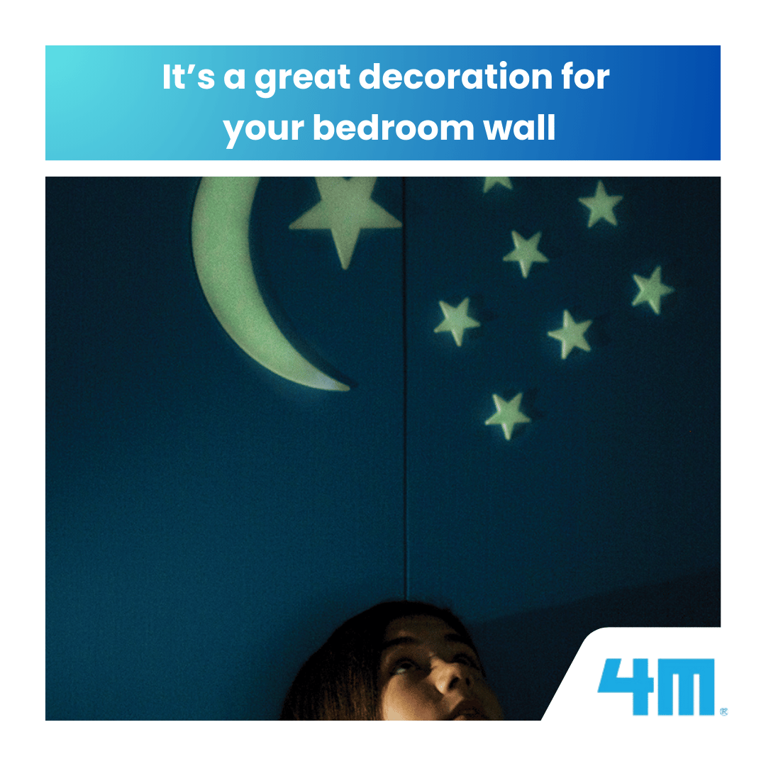 4M Glow In The Dark / Glow Moon (Large) & Stars