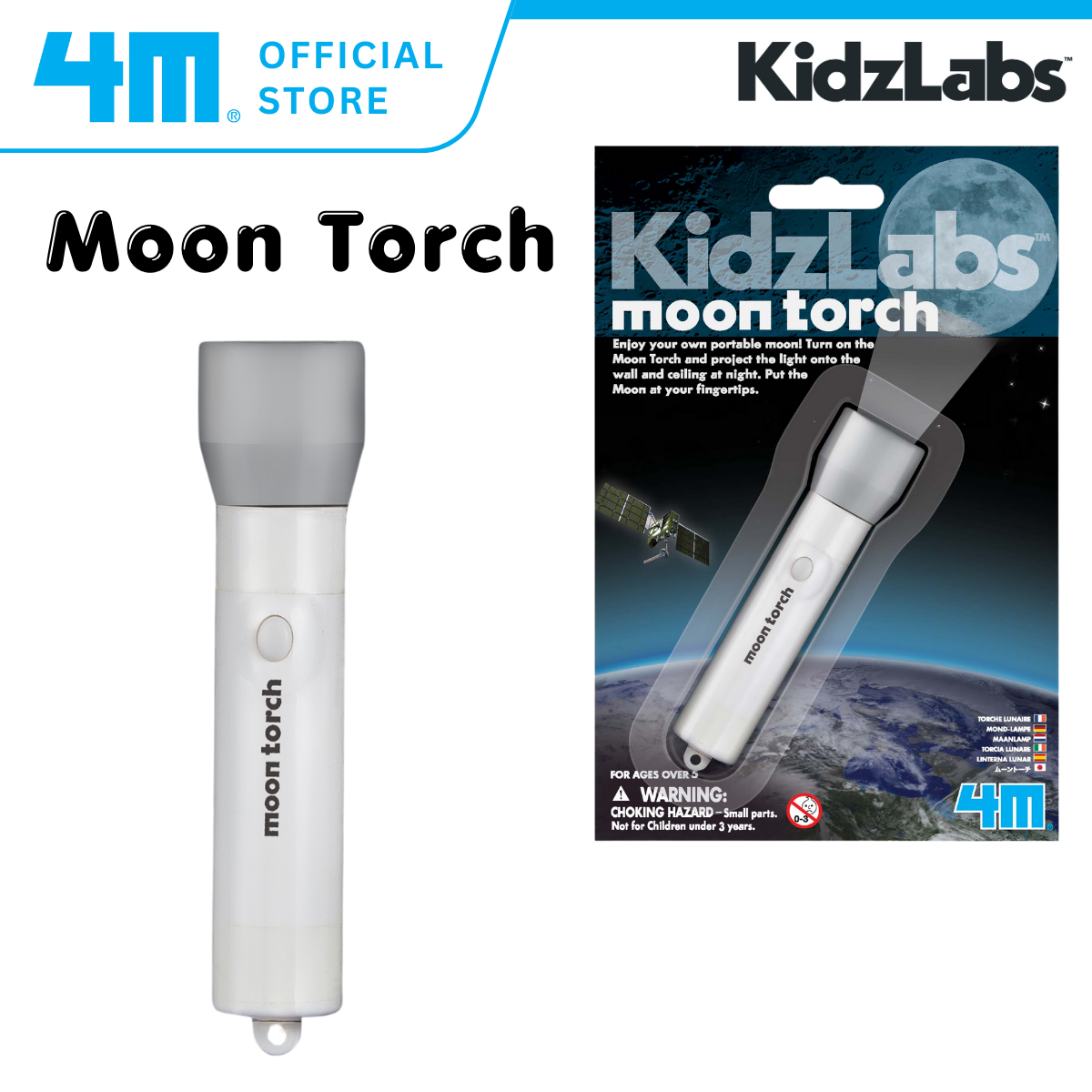 4M Mini KidzLabs / Moon Torch