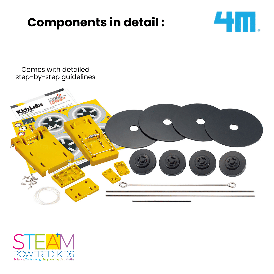 4M Steam Education Toys - KidzLabs / Mousetrap Racer