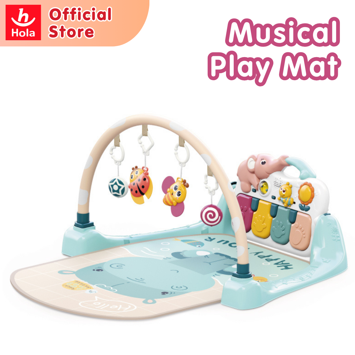 Hola 4-in-1 Design Musical Activity Play Mat