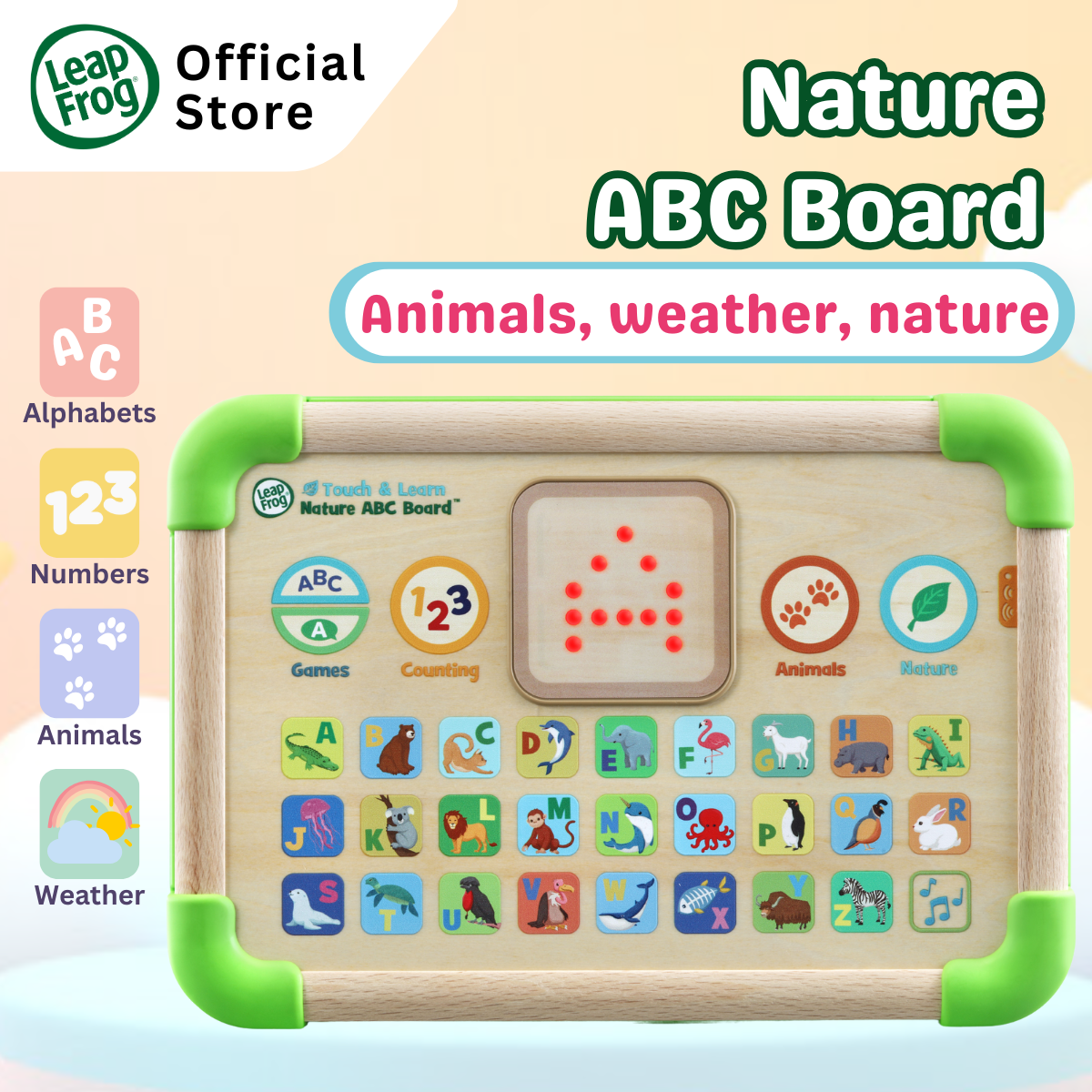 LeapFrog Touch & Learn Nature ABC Board