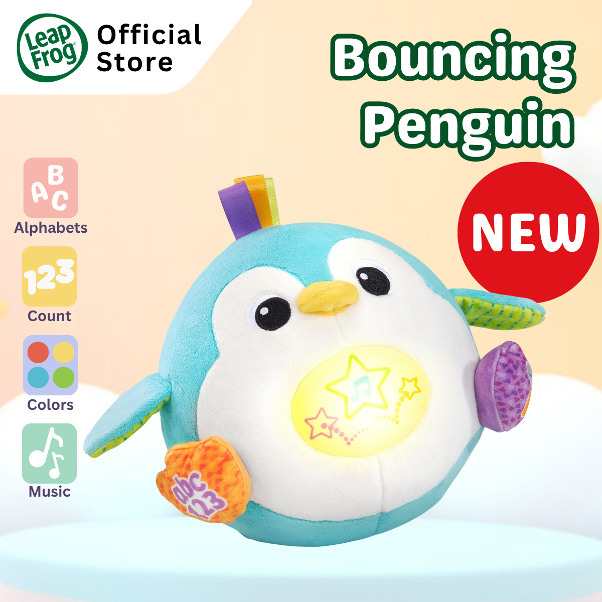 [NEW ARRIVAL] LeapFrog 123 Bounce With Me Penguin