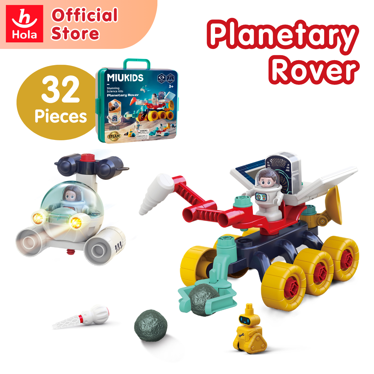 Hola Miukids Planetary Rover: Engineering & Hands-on Skills