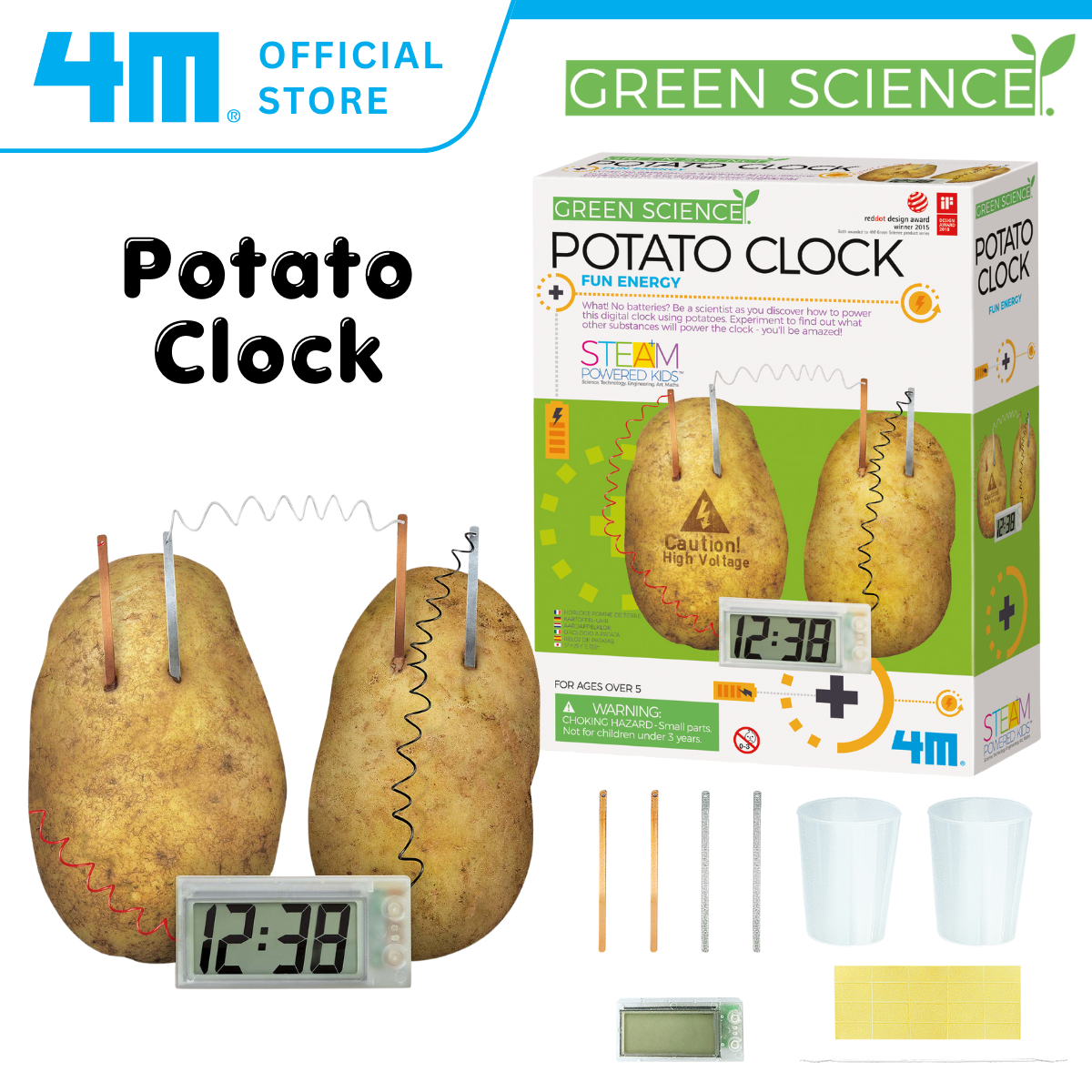 4M Green Science / Potato Clock