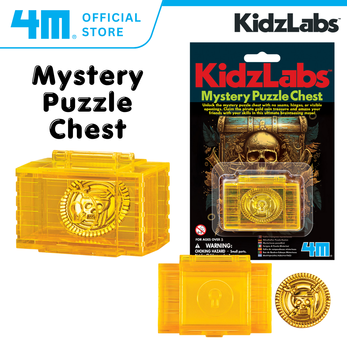 4M Mini KidzLabs / Mystery Puzzle Chest