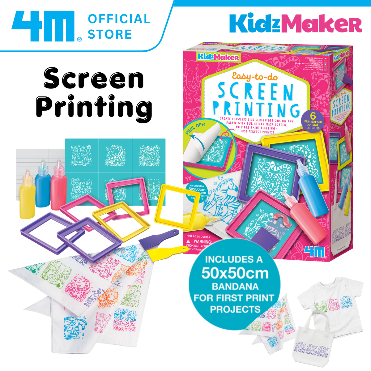 4M KidzMaker / Easy-to-do Screen Printing