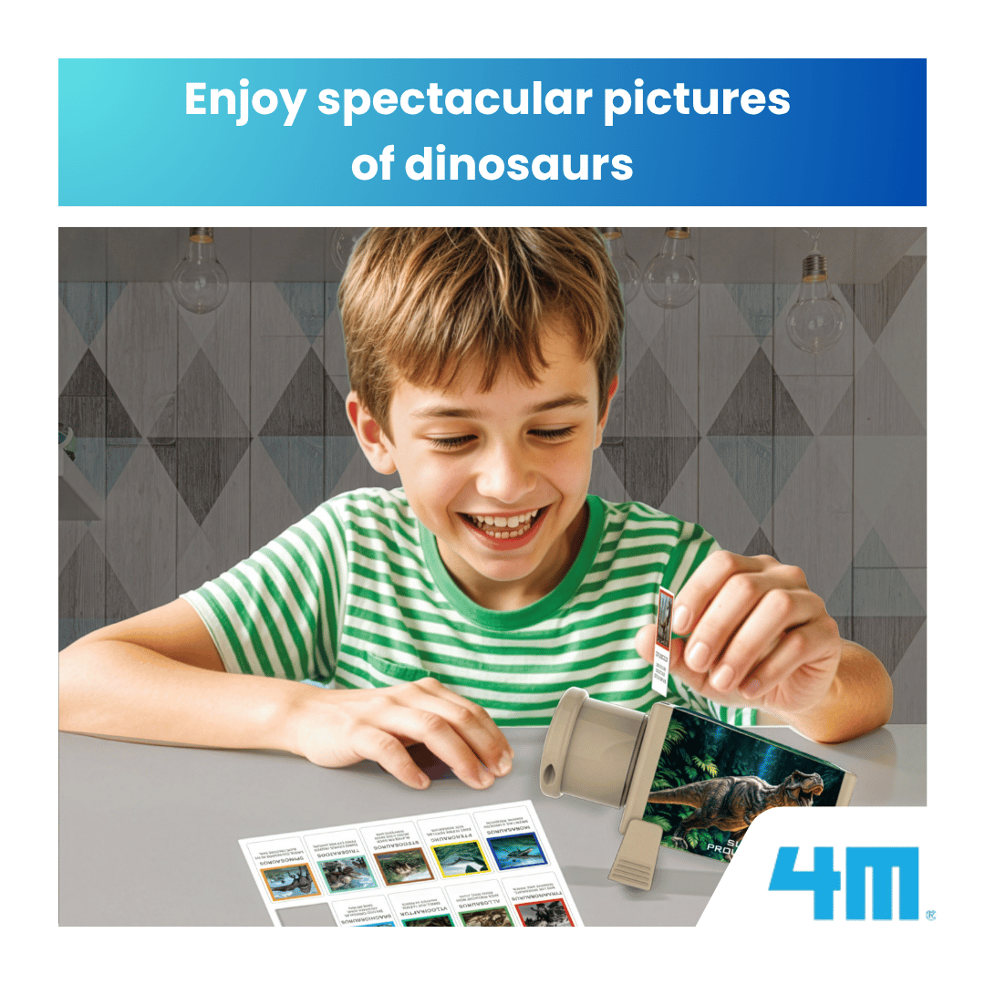 [NEW ARRIVAL] 4M KidzLabs / Slide Projector / Ancient Dinosaurs - STEAM Education Toys