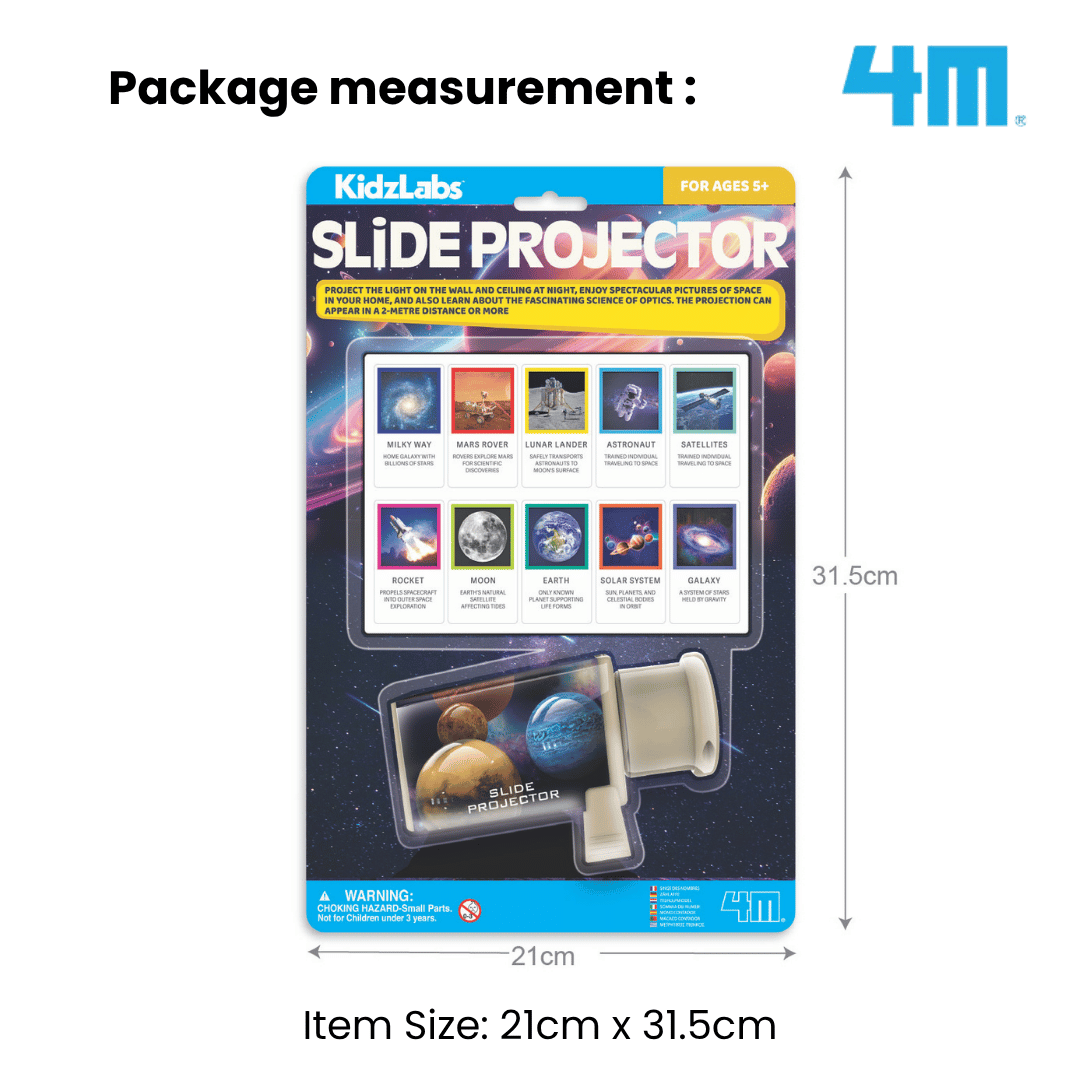 [NEW ARRIVAL] 4M KidzLabs / Slide Projector / Space Explorer - STEAM Education Toys