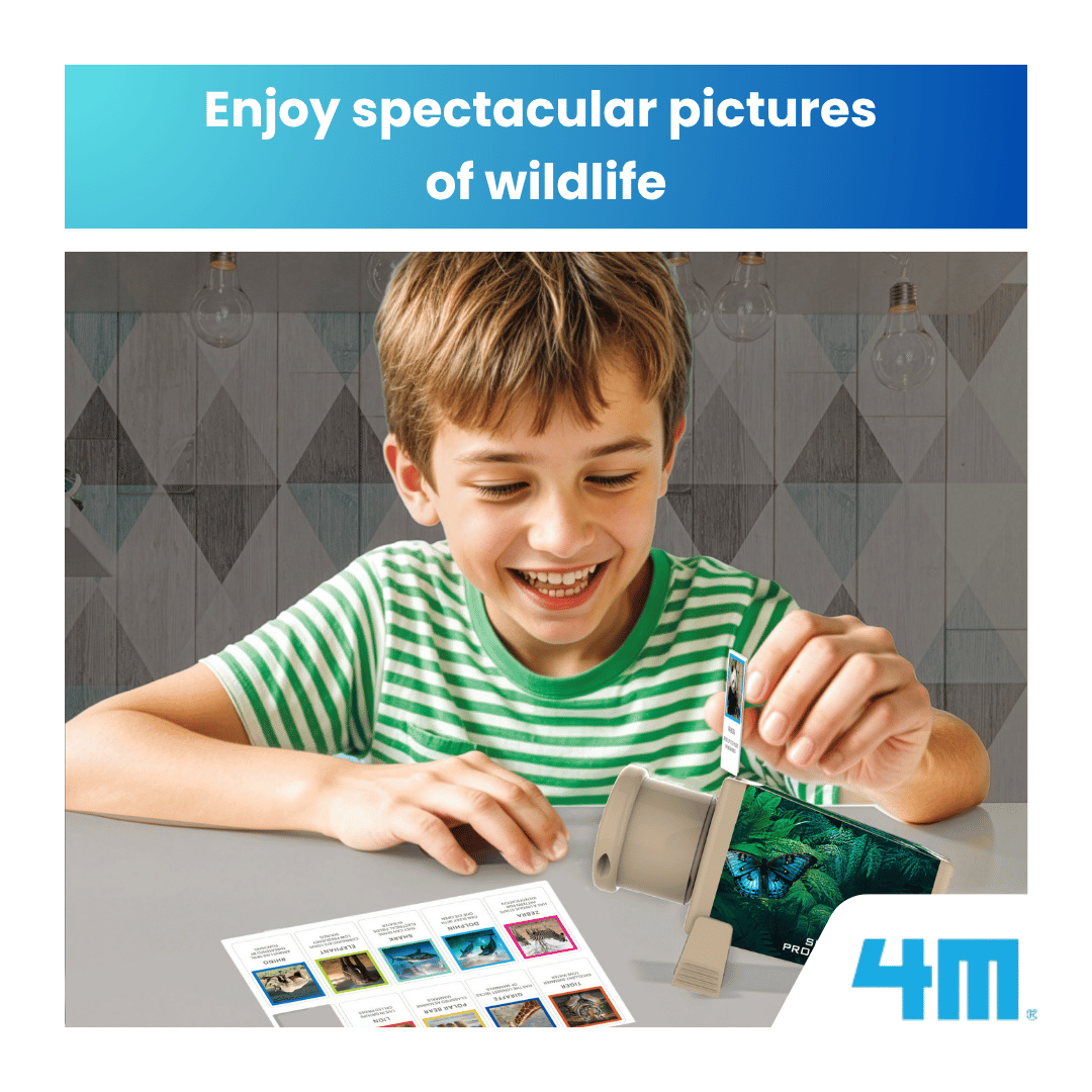 [NEW ARRIVAL] 4M KidzLabs / Slide Projector / Wildlife Animals - STEAM Education Toys