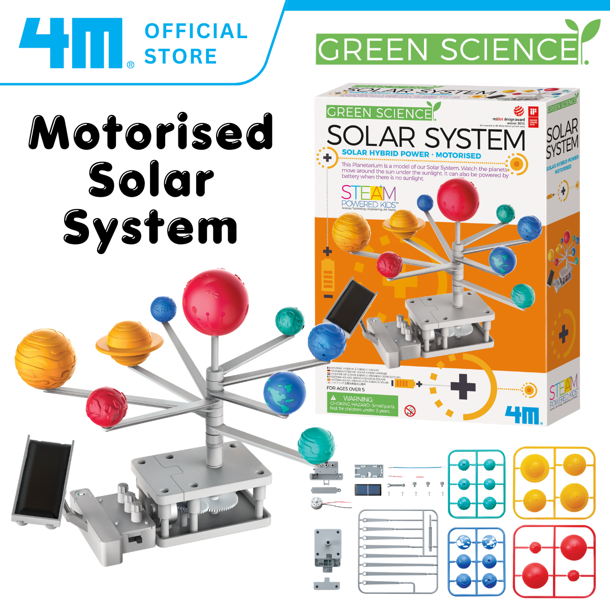 4M Green Science / Motorised Solar System