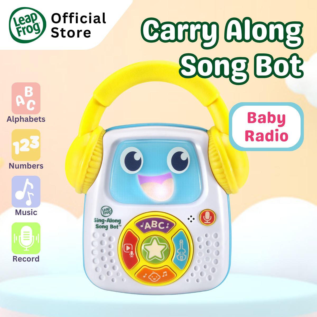 LeapFrog Sing-Along Song Bot Baby Radio