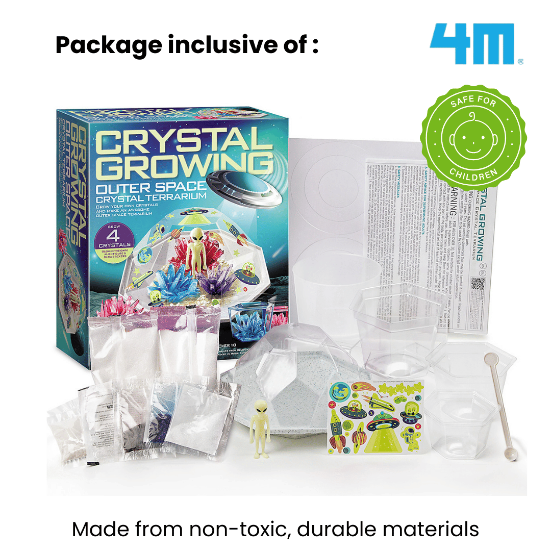 4M Crystal Growing / Outer Space Crystal Terrarium