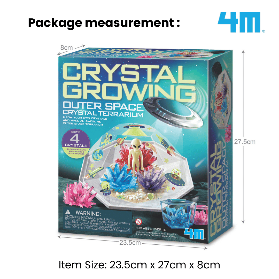 4M Crystal Growing / Outer Space Crystal Terrarium
