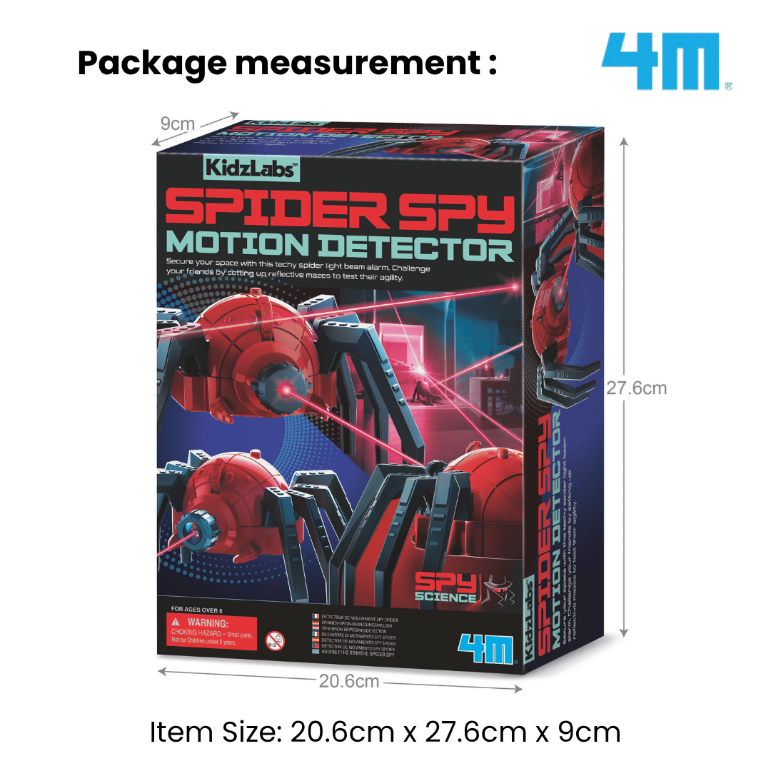 [NEW ARRIVAL] 4M KidzLabs / Spider Spy Motion Detector - STEAM Education Toys