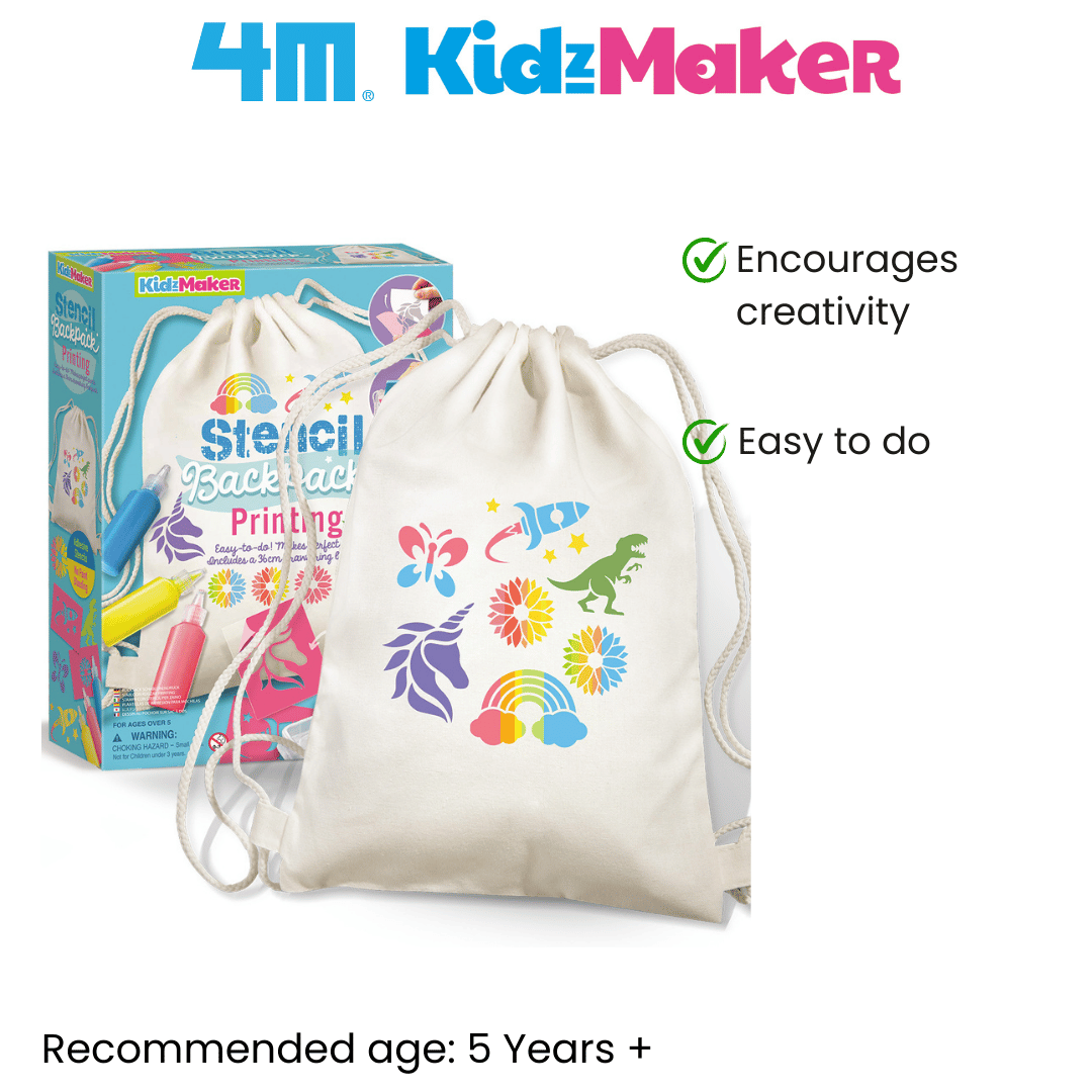 4M KidzMaker - Stencil Backpack Printing