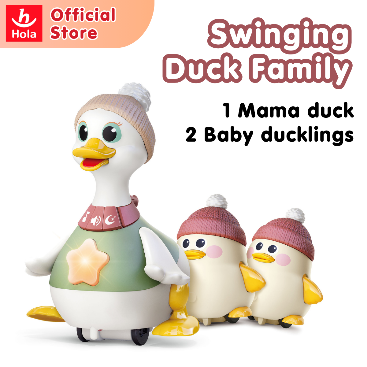 Hola Swinging Duck Family