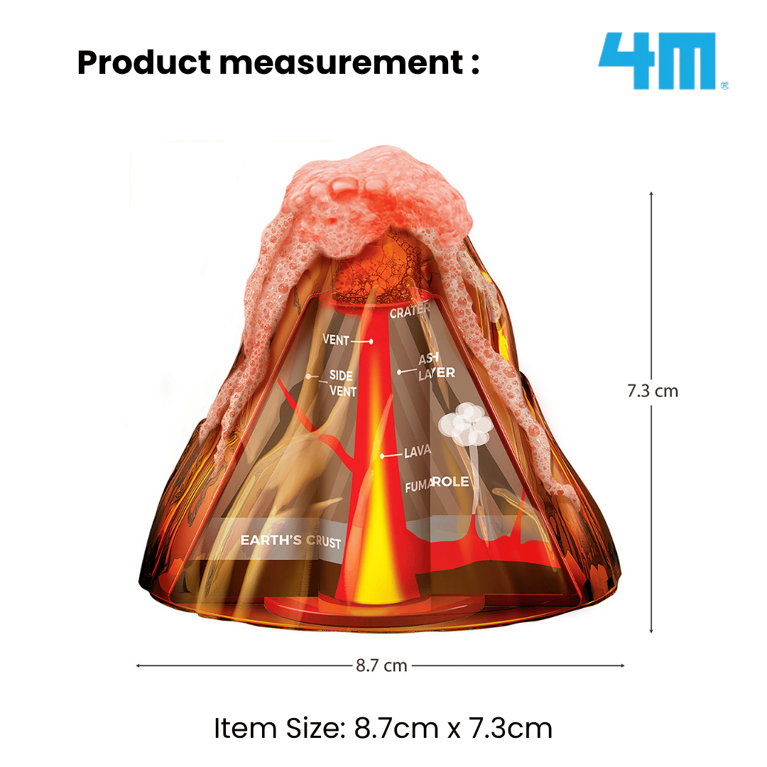 [NEW ARRIVAL] 4M Mini KidzLabs / Table-Top Volcano - STEAM Education Toys