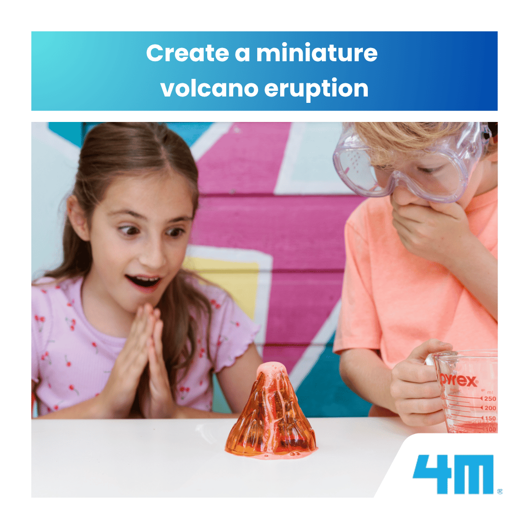 [NEW ARRIVAL] 4M Mini KidzLabs / Table-Top Volcano - STEAM Education Toys