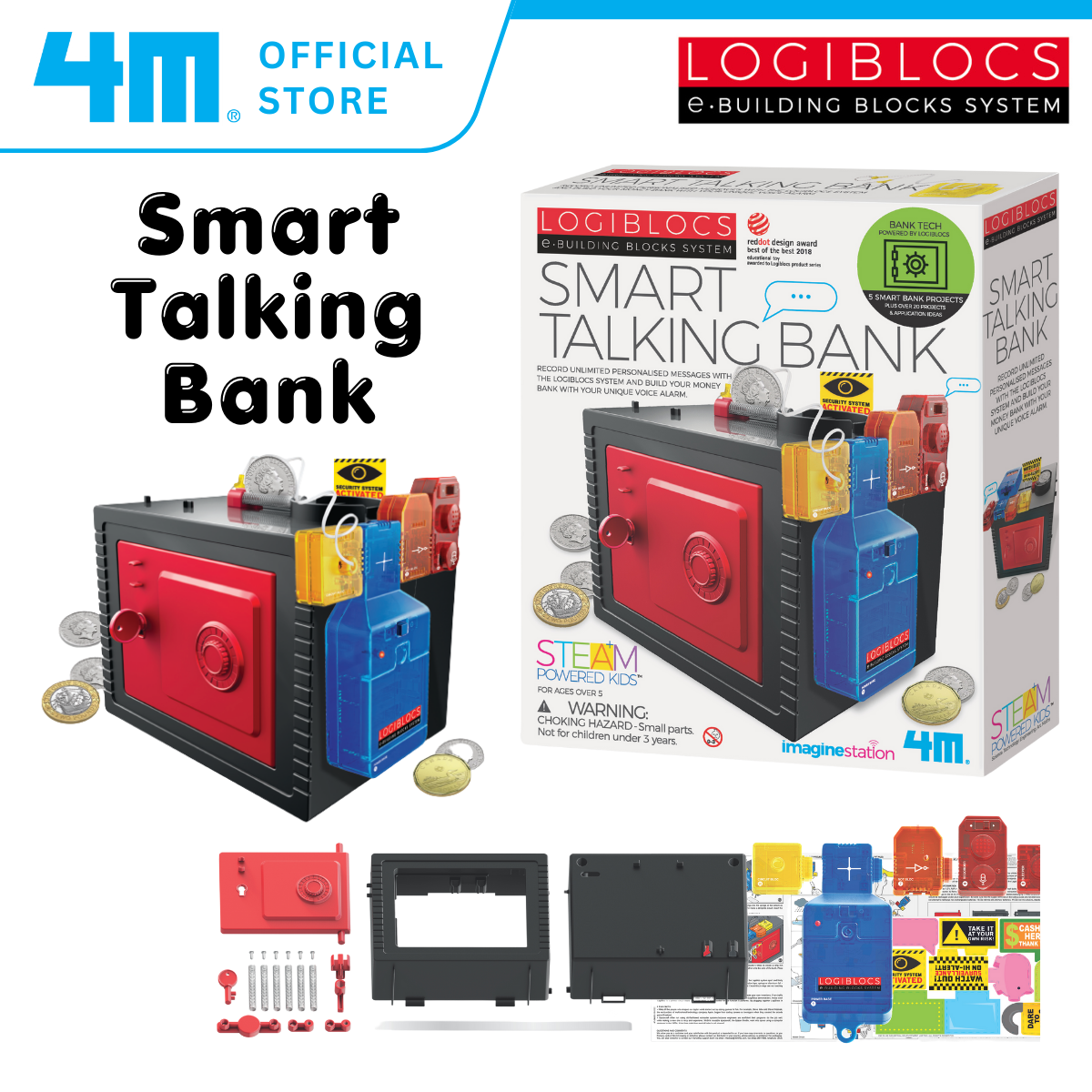 4M Logiblocs / Smart Talking Bank