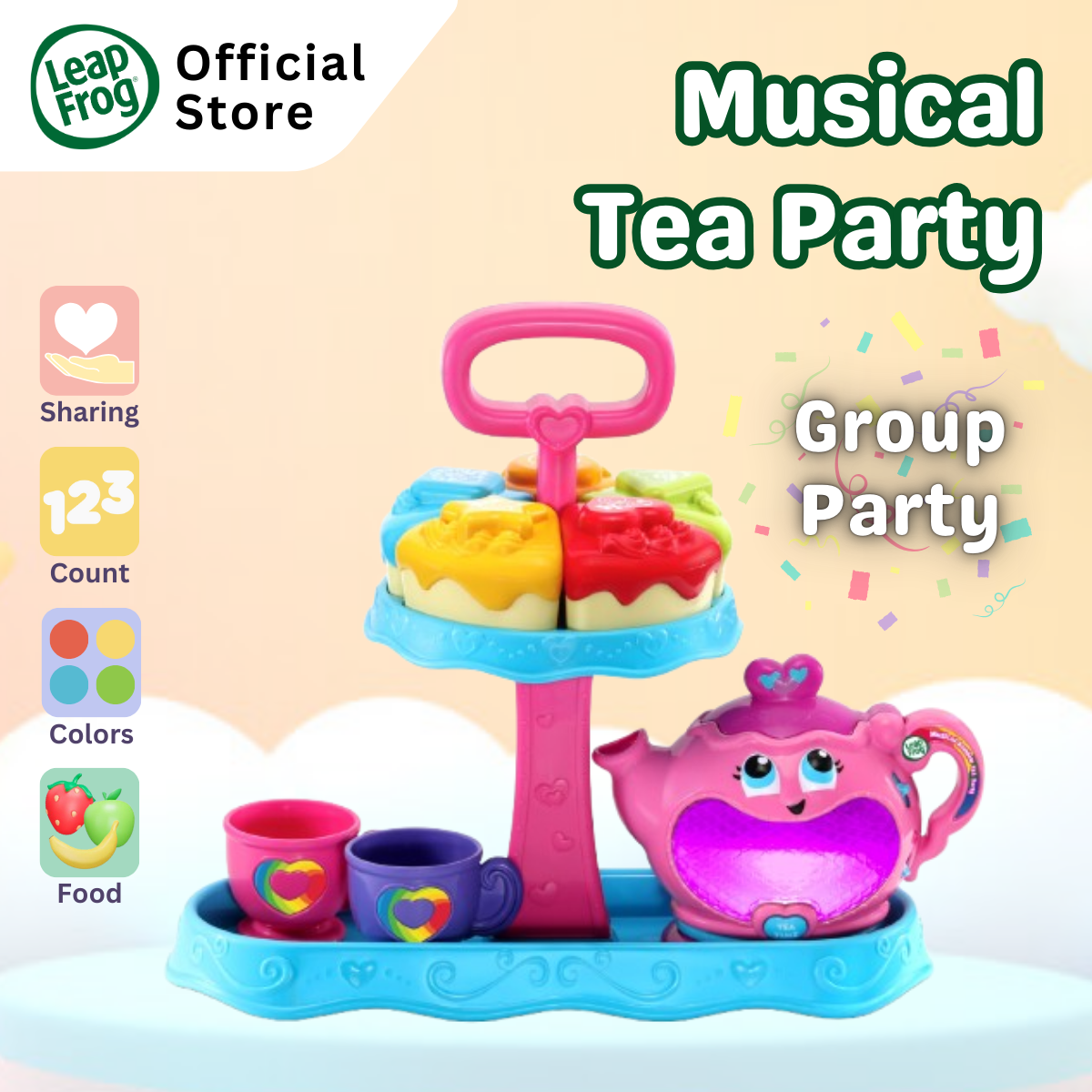 LeapFrog Musical Rainbow Tea Party (Refresh)