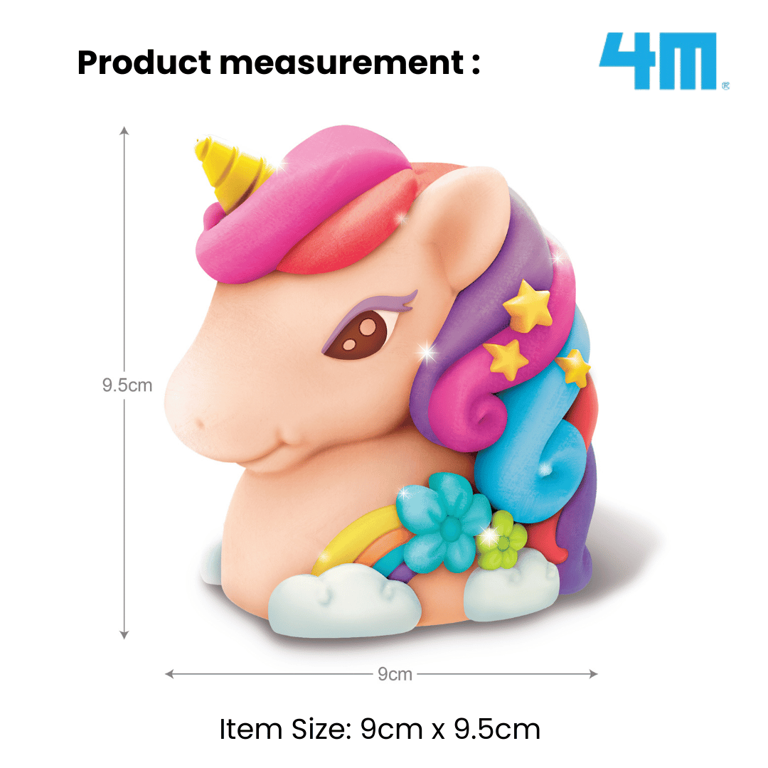 4M KidzMaker / Paint Your Own Mini Glitter Unicorn Bank