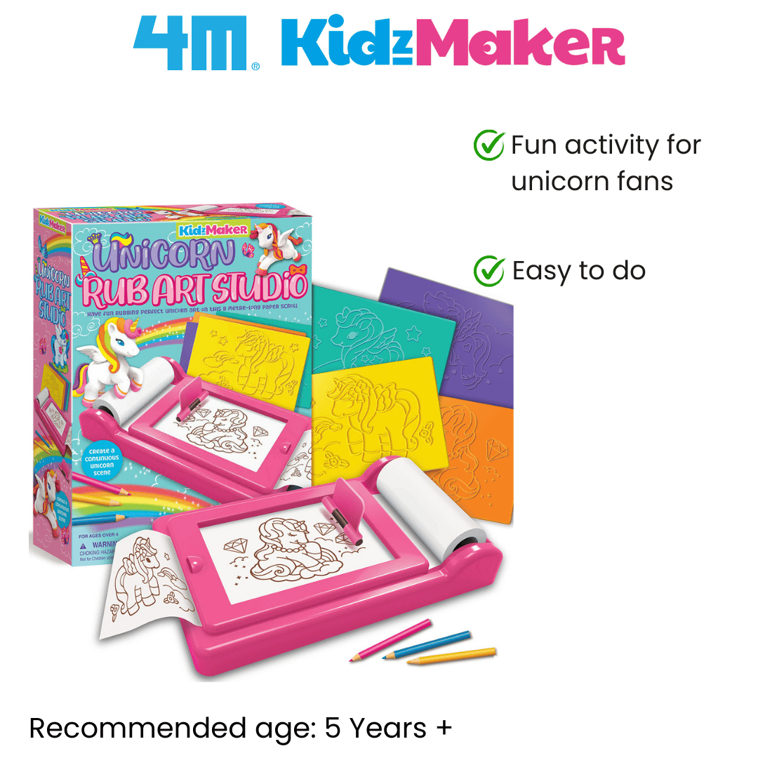 4M KidzMaker / Unicorn Rub Art Studio