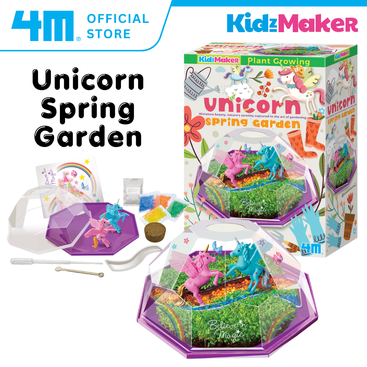 4M KidzMaker / Unicorn Spring Garden