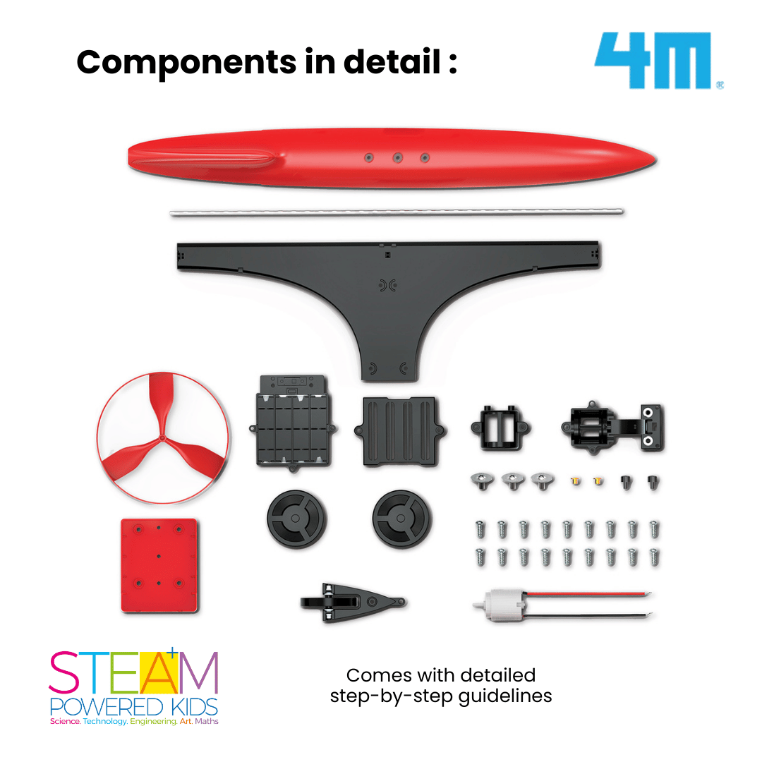 4M Steam Education Toys - KidzLabs / Wind Powered Racer