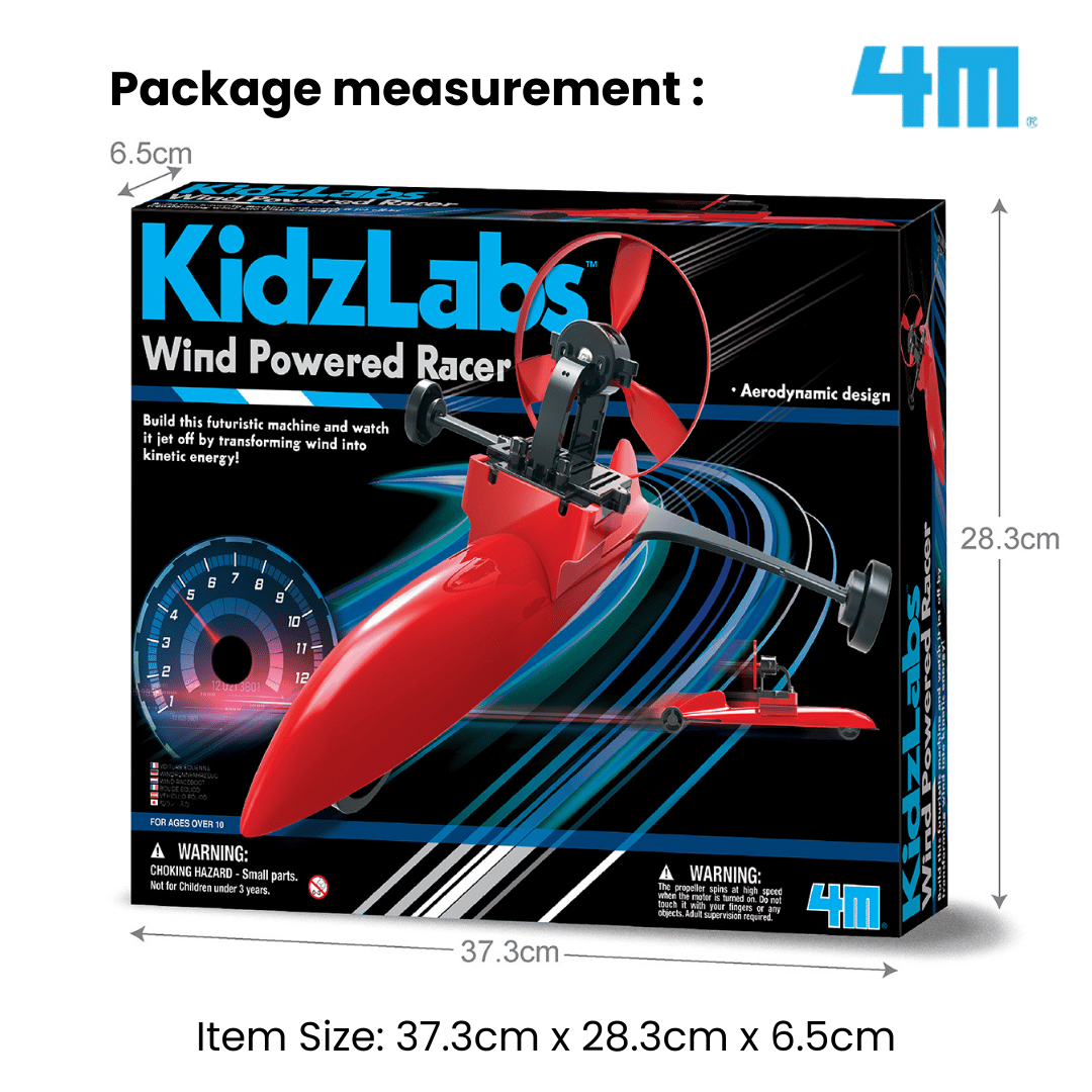 4M Steam Education Toys - KidzLabs / Wind Powered Racer