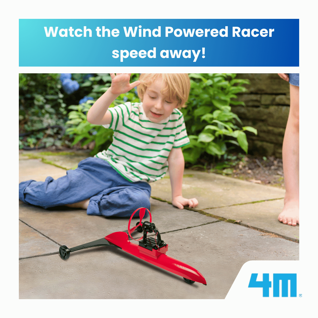 4M Steam Education Toys - KidzLabs / Wind Powered Racer