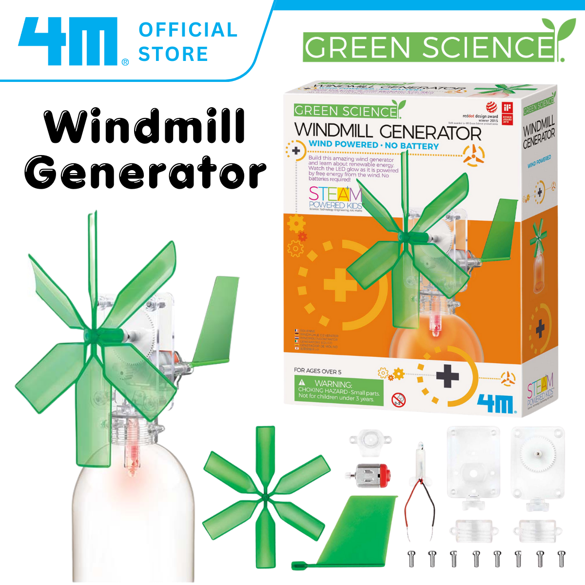 4M Green Science / Windmill Generator
