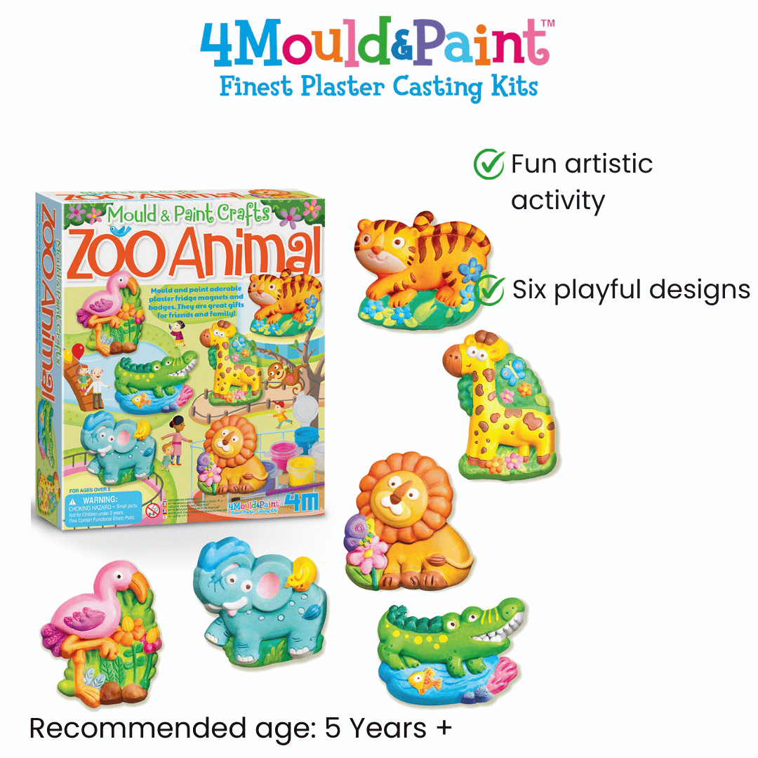 4M Mould & Paint / Zoo Animal