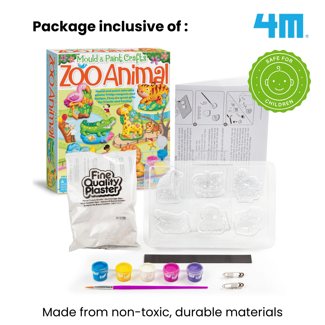 4M Mould & Paint / Zoo Animal