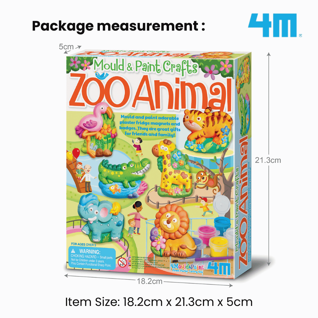 4M Mould & Paint / Zoo Animal