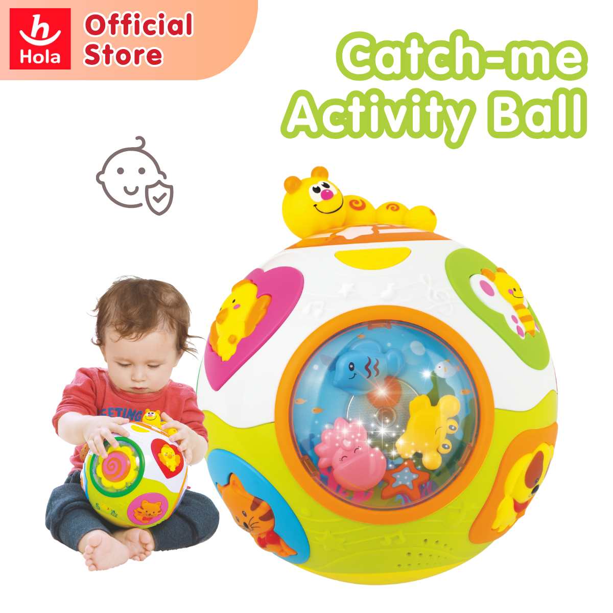 Hola Catch Me Activity Ball