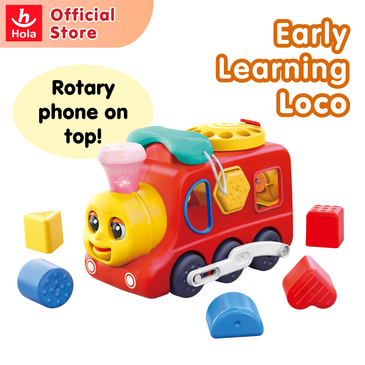 Hola Early Learning Loco Toy Train