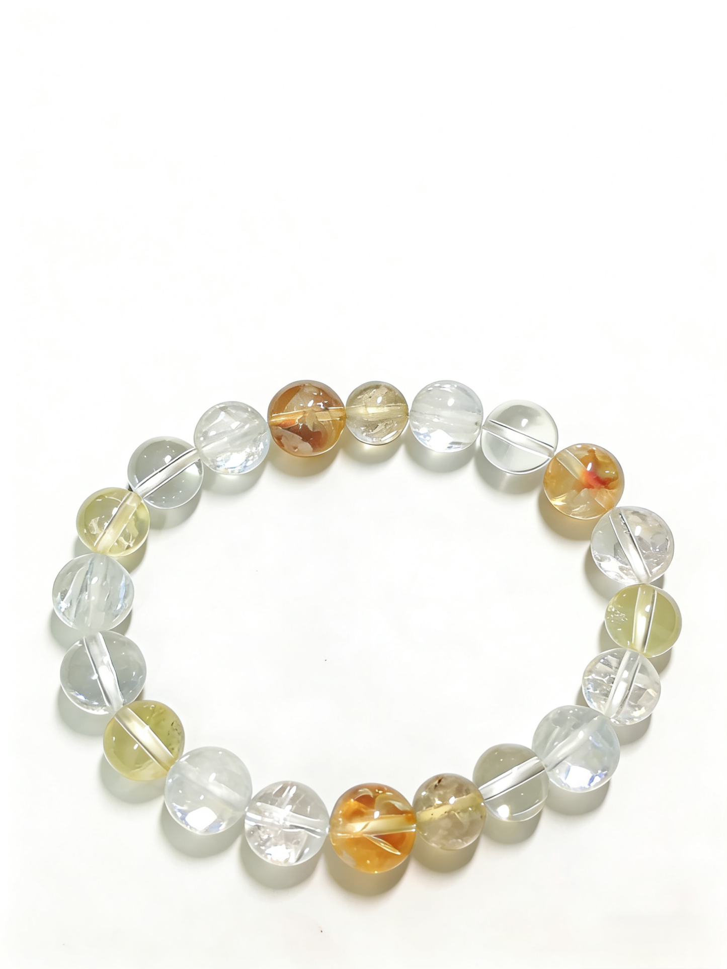 Zodiac Monkey・Yang Metal Blessing-Gathering Crystal Bracelet - Intelligent Destiny for Auspiciousness and Wealth Gathering, Natural Crystal Bracelet