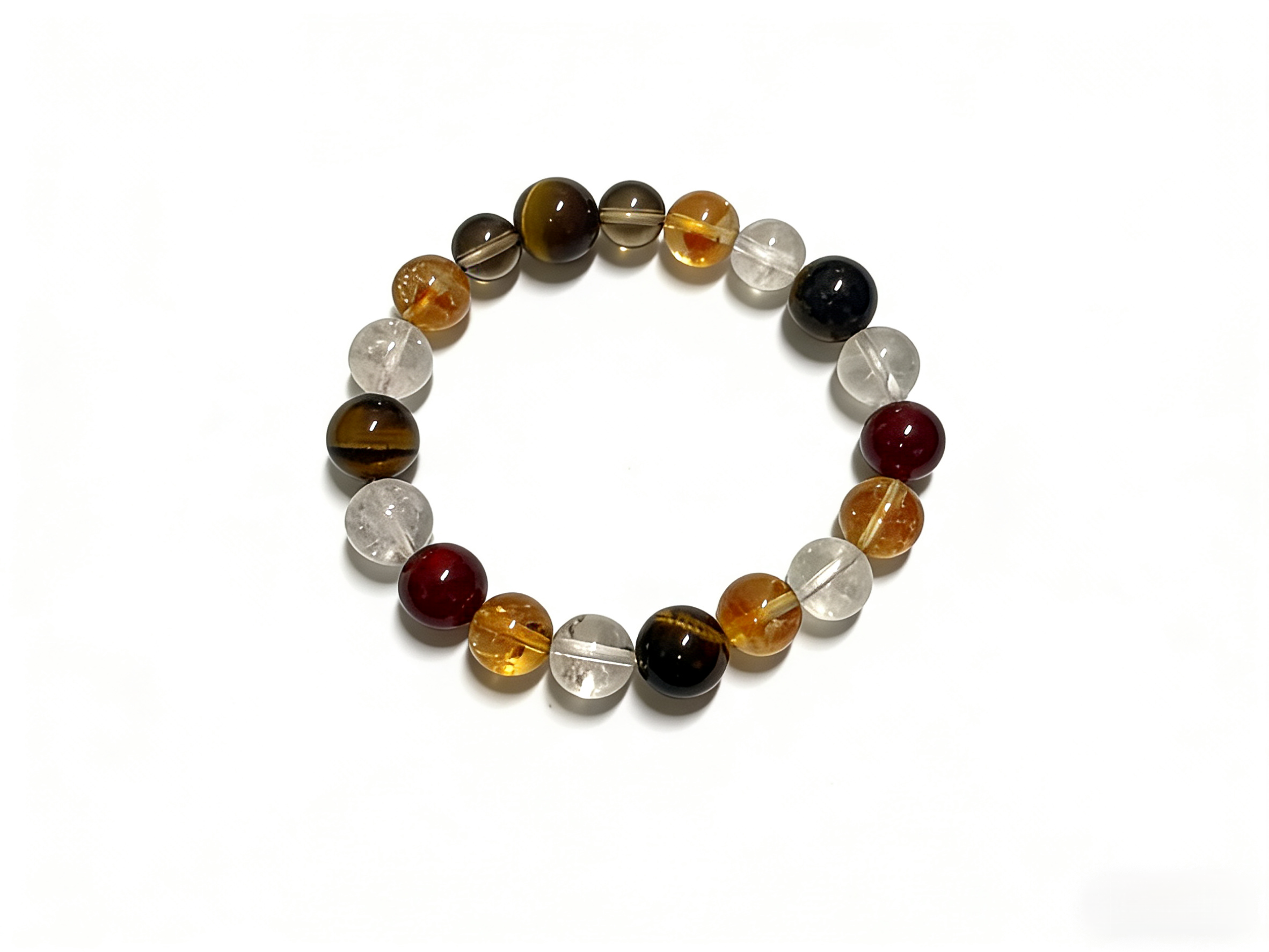 Zodiac Dragon・Yang Earth Fortune-Stabilizing Crystal Bracelet - Exclusive to Majestic Destiny for Blessing Gathering, Natural Crystal Bracelet