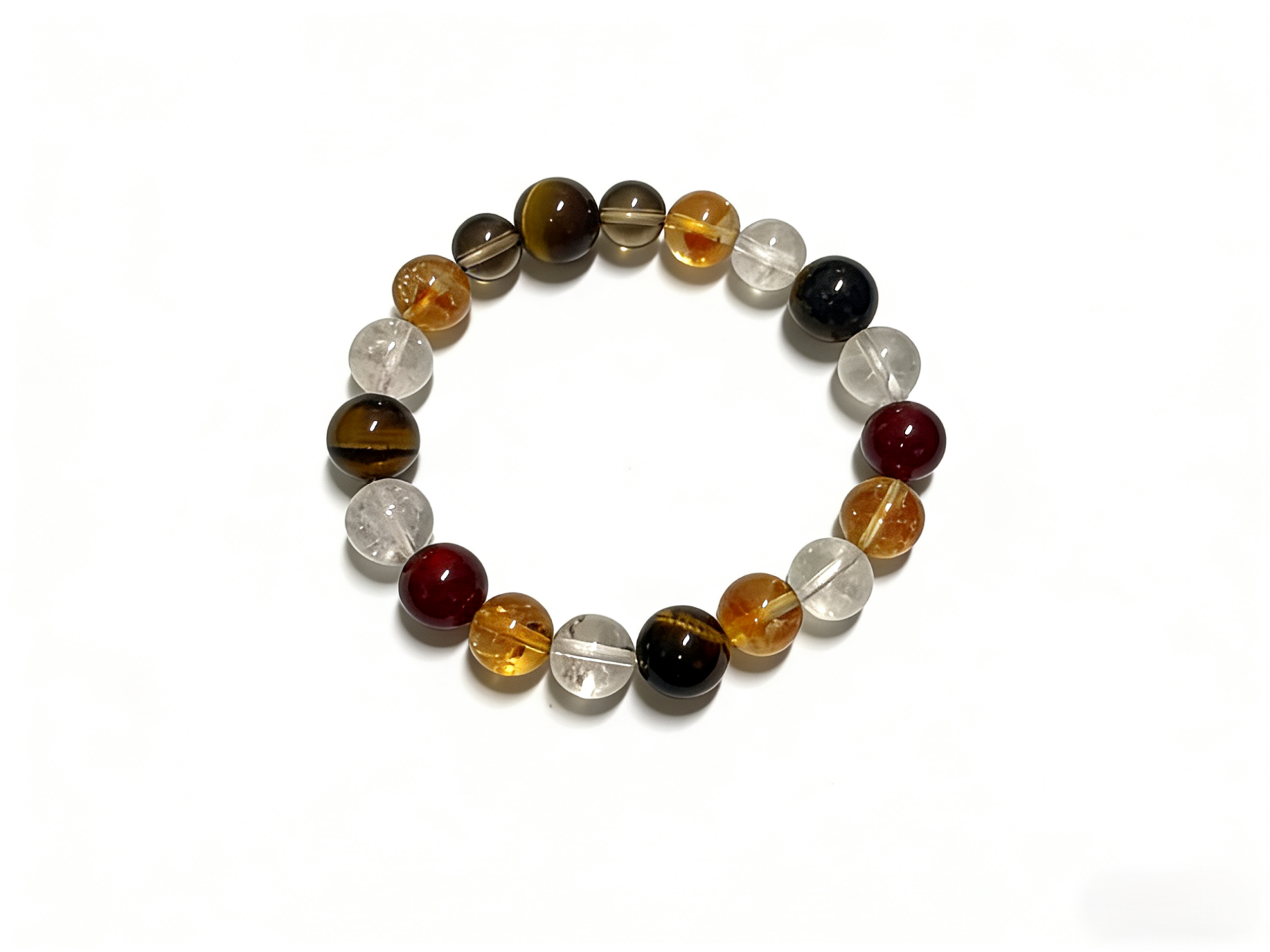 Zodiac Dragon・Yang Earth Fortune-Stabilizing Crystal Bracelet - Exclusive to Majestic Destiny for Blessing Gathering, Natural Crystal Bracelet