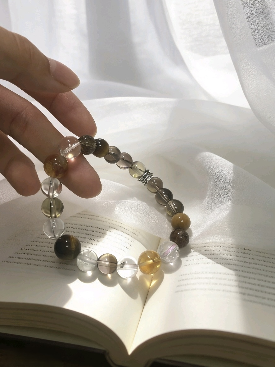 Zodiac Goat・Yin Earth Auspiciousness-Gathering Crystal Bracelet - Exclusive to Gentle Moisturizing Destiny for Blessing and Auspiciousness Gathering, Natural Crystal Bracelet